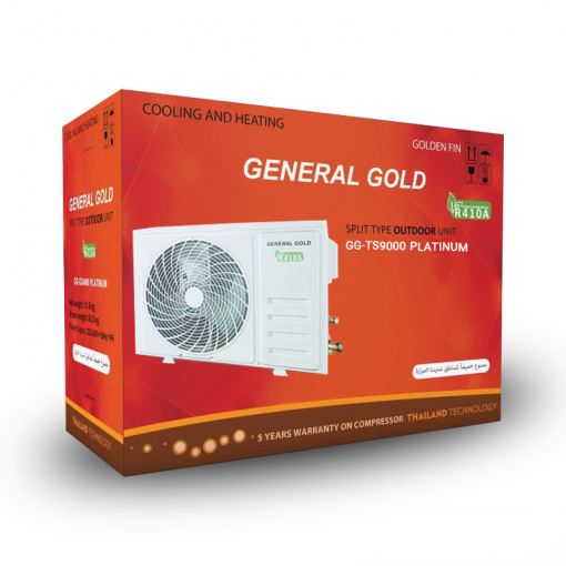 کولر گازی 9000 جنرال گلد مدل GG-TS9000 PLATINUM