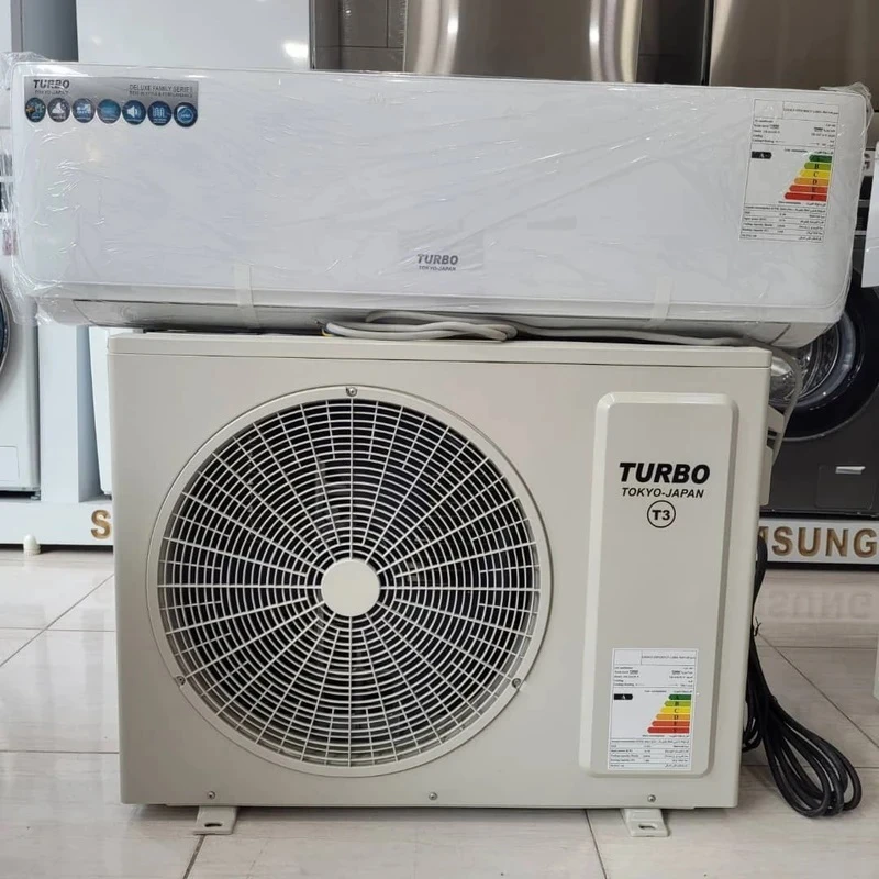 عکس شماره 1 کولر گازی اسپلیت دیواری 30000 دور ثابت توربو مدل DC-30HRO1XA